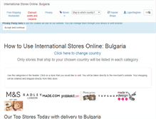 Tablet Screenshot of bulgaria.internationalstoresonline.com