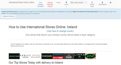 Desktop Screenshot of ireland.internationalstoresonline.com