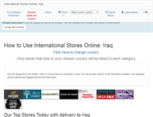 Tablet Screenshot of iraq.internationalstoresonline.com