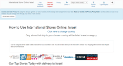 Desktop Screenshot of israel.internationalstoresonline.com